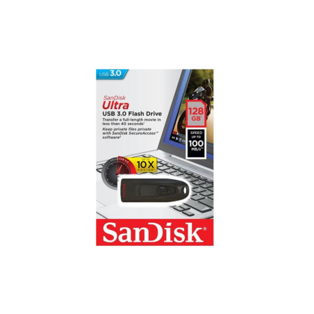 Clé USB 3.0 Ultra 128 Go SanDisk — Accessoire · Smarty Paris 18e